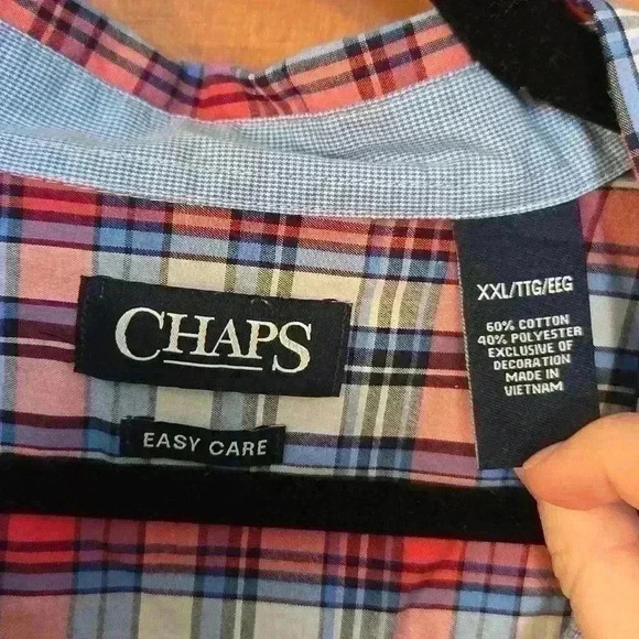 Plaid Chaps Button Down - Picture 4 of 6